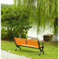 Low price 1.2meters  outdoor unbacked park chair from YUJIE factory